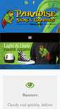 Mobile Screenshot of paradisesignsonline.com